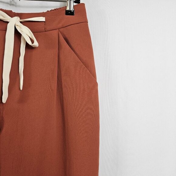 Aritzia Wilfred New Allant Pant In Genuine Brown - Size 4 - Picture 4 of 9